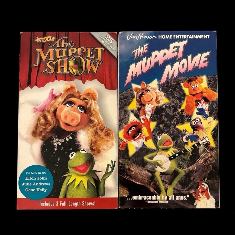 Vintage The Muppet Show and The Muppet Movie VHS Set